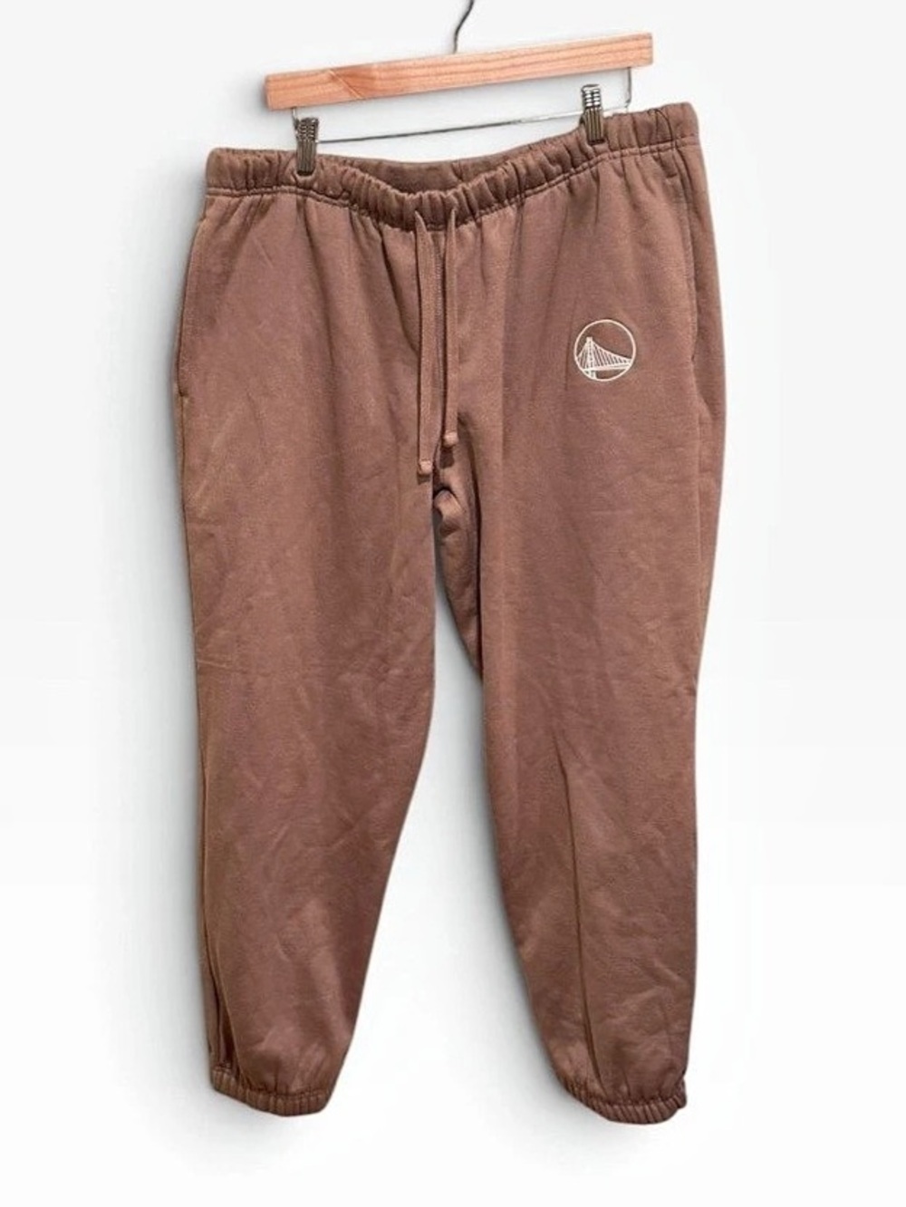 '47 Brand Golden State Warriors Women's Portabella Fleece Joggers XL NWT
